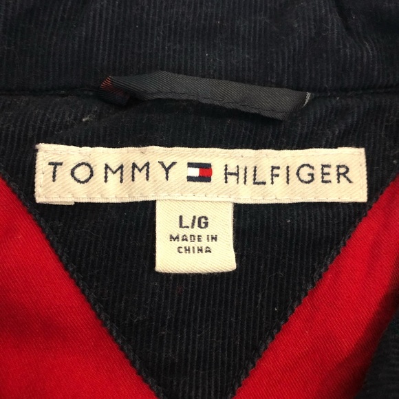 Tommy hilfiger Puffer Button-Up Jacket Sz Large - Picture 2 of 9